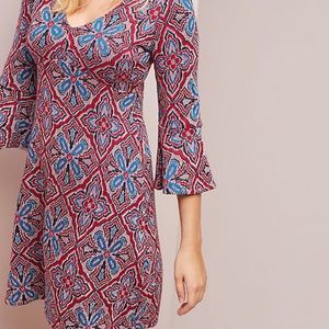 Anthropologie | Maeve | Bell Sleeve Sweater Dress